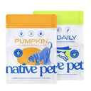 Native Pet Pumpkin for Dogs (120 Scoops) and The Daily Dog Supplement (120 Scoops) - All-Natural, Organic Pumpkin Fiber and 11-in-1 Dog Multivitamine