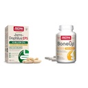 Jarrow Formulas Probiotica & Bone Support Supplement Bundle with Jarro-Dophilus EPS 10 Miljard CFU and BoneUp with Vitamine D3, K2 & Calcium