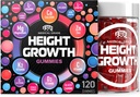 BIOTEQUELAB Augmentation de la croissance de la hauteur Glumies Vitamines, grandir supplément, Calcium, Magnésium, Zinc, Ashwagandha, Glucosamine Multivitamine pour les adolescents, les enfants, 120 Gummes
