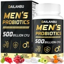 Probiotics for Men 500 Billion CFU, 16 IN 1 Advanced Mens Probiotics for Digestive Health, lmmune & Metabolism, Prostate & Urinary, Gut Health - Men's Probiotic with Turmeric, Cranberry, Goji, 60 Caps