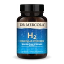 Dr. Mercola H2 Molecular Hydrogen - Supports Healthy Aging, Cellular Energy & Brain Health - with Elemental Magnesium - GMO-Free, Gluten-Free & Soy-Free - 30 Tablets (30 Servings)