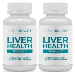 PUREHEALTH Onderzoek Lever Gezondheid Lever Reiniging Detox & Reparatie Ondersteuning Supplement- met melk distel, Kurkumapoeder, Dandelion, Artichoke, Beetwortel, Gember, L Cysteine HCL & More - 120 Capsules