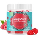 90 Count Magnesium Glycinate Gummies 400 mg - Sugar Free Magnesium Supplement for Adults with Glycinate & Malate, L-Theanine, Ashwagandha, Zinc, Vitamin B6 & D3, Supports Relaxation & Sleep