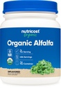 Nutricost Biologische Alfalfa Poeder 1LB - USDA Gecertificeerd 100% Organisch, Vegetarisch, Non-GMO, Glutenvrij