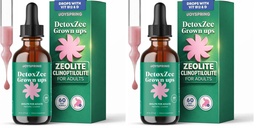 JoySpring Zeolite Drops for Adults – Liquid Zeolite Clinoptilolite with Vitamin B12 & Vitamin D3 – Sugar-Free Daily Formula for Memory & Focus Support | 60-Day Supply | USA Made (Pack of 2)