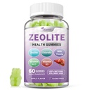 Zeolite Gummies for Kids & Adults - Zeolite Clinoptilolite, Chlorella, Milk Thistle- Supports Immune Health, Gut and liver, Natural Metabolism, Vegan, Non-GMO, Sugar Free, Apple Flavor, 60 Count