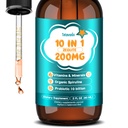 Zeolite Drops for Kids & Adult, 200mg Liquid Clinoptilolite Drops, Supports Gut Health, Immune System & Energy, Strawberry, 2oz