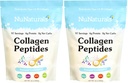 Nunaturals Collagen Peptides Powder (Type I, III), for Skin, Hair and Nail, 24oz (Pack of 2)