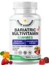 Bariatric Multivitamin Gummies | High Potency Iron Free with Methylated B12 & Folate | Daily Nutritional Support for Bariatric Lifestyle | Women & Men | 60 Gummies (30-Day Supply) | Halal Certified