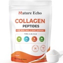 Collagen Peptides, 5 Types of Hydrolyzed Collagen Powder Supplement (I, II, III, V, X), 11g Collagen for Women & Men, Supports Hair, Skin, Nails, Joints & Bones, Unflavored, Keto Friendly, 30 Servings