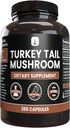 Pure originele ingrediënten Turkije staart paddo, (365 capsules) Geen Magnesium of rijst Fillers, altijd zuiver, lab geverifieerd