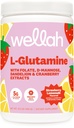 Wellah L-Glutamine Aardbei Limonade Flavored (50 Servings) - 5g L-Glutamine Per Serving, Gezoet met Stevia