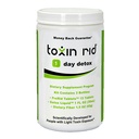 Toxin Rid 1 Day Detox Kit | Complete Natural Whole Body Cleanse for Women & Men | 15 Vegan Tablets with Liquid Formula & Dietary Fiber | Made in USA