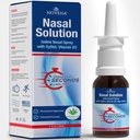 NOVÉHA Vaporisateur nasal - 1 % Vaporisateur povidone-iode, vitamine D3, Aloe-Véra - Nettoyant nasal (30mL)