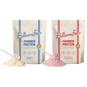 Ballerina Farm Grass Fed Whey Protein Powder, Vanilla Bean + Strawberry Crème, 24g Protein with Collagen Peptides, Bovine Colostrum, Hemp Hearts & Prebiotic Fiber, No Added Sugar, 40 Servings Total