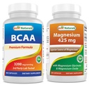 Best Naturals BCAA 3200 mg & Magnesium Glycinate 425 mg