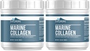 Earthborn Elements Hydrolyzed Marine Collagen Peptides Powder 1.25 lb, Pure & Undiluted, Dietary Supplement (Pack of 2)