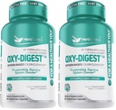 Herbtonics Oxygen Based Colon Cleanse and Detox Digestive System Formula | with Apple Cider Vinegar | Colon Cleanser Pills for Adults | 90 Gluten Free Vegan Capsules (Pack of 2)