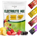GROENPEOPLE Elektrolyten Poeder Geen Suiker - Suikervrije Hydratatie Elektrolyt Packets - Fruit Smaken Elektrolyt Drink Mix - 8 Elektrolyten 5 Vitaminen & Mineralen Vegan Non-GMO 16 Sticks