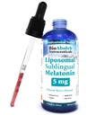 Bio Absorb Liposomal Liquid Melatonin 5mg per Serving. 100-Day Supply. Fast Acting Sublingual Drops. Natural Berry Flavour (3.38oz)