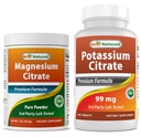 Magnesium Citrate Powder 1 Pound & Potassium Citrate 99mg