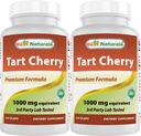 Best Naturals Tart Cherry Extract 1000 mg 120 capsules (120 telling (verpakking 2))