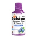 Bluebonnet Voeding Liquid Calcium Citroen Magnesium Citroen, Vitamine D3, Bot Gezondheid, Glutenvrij, Sojavrij, melkvrij, koosjer,32 Servers, Blueberry Flavor, 16 Fl Oz (pakket van 1)