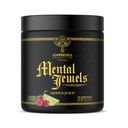 Ambrosia Mental Jewels Nootropic Brain Supplement Powder | Alpha GPC, Bacopa & Phosphatidylserine | Memory, Focus & Concentration Support | 30 Servings | Cherry Limeade