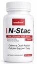 N-Stac Apigenin & Quercetin Complex - Cellular Enzyme Defense with Pure NMN 500mg - Dual-Pathway NAD+ Booster - Third Party Tested - Made in USA
