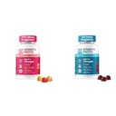 SmartyPants His & Hers Daily Nutrition Bundle: Women’s + Men’s Multivitamin Gummies with Omega-3, Methylfolate, CoQ10, Vitamins D3, B12, C, A & Zinc – Gluten Free, Non-GMO, 90 Count Each (Pack of 2)