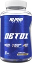Alpha Supps Detox 14 Day Full Body Cleanse & Gut Support - Natural Detoxify Formula for Women & Men with Cascara Sagrada, Psyllium Husk & Senna Leaf - Total Body Refresh Gut Flush Formula -56 Capsules