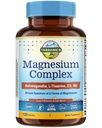 Terranics Magnesium Complex Supplement with Glycinate, Citrate, Taurate & Malate | Supports Nerve & Mood Health | Includes Ashwagandha, L-Theanine, Vitamin D3 & B6 | 120 Capsules | Non-GMO