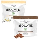 Muscle Feast Grass-Fed Whey Protein Isolate - Vanilla 5lb (x1) and Chocolate 5lb (x1) - All Natural Hormone Free Pasture Raised, Whey Isolate Protein Powder for Men and Women, Clean, Gluten-Free