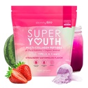 SkinnyFit - Super Youth Collagen for Women - Multi Collagen Peptides Powder - Probiotics, Fiber, Hyaluronic Acid - Non GMO, Gluten Free, Sugar Free - Beauty - Strawberry Watermelon (28 Servings)