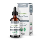 LIQUIDHEALTH USDA Organic Lion's Mane Mushroom Drops Supplement - Extra Strength Pure Extract for Brain Support, Energy, Memory, & Focus - Vegan, 60-Day Supply, Made in USA (2 fl oz)