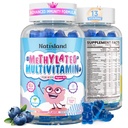 Kids Methylated Multivitamin - MTHFR Multivitamin for Kids & Teens 4+, L Methylfolate & B12, 13 Vitamins, Vegan Omega-3, Zinc, Probiotics & Elderberry, Immune Support, Brain Health, Sugar-Free