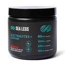 Sea Legs Electrolytes Powder for Instant Hydration – 6.81Oz Himalayan Pink Salt Magnesium and Potassium Supplement with Sodium, Natural Caffeine – Easy to Mix – Delicious Fruit Punch Flavor
