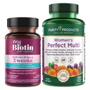 Purity Products Bundle - MyBiotin ProClinical + Women's Perfect Multi MyBiotin ProClinical (Biotin, MB40X Matrix, Astaxanthin) - Women's Multivitamin (Supports Urinary Tract Health + Lots More)