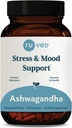 ruved Ashwagandha Capsules - Organic Ashwagandha Root Extract Supplement for Men & Women, 500mg Per Pill for Adrenal Health and All Wellness - 60 Vegetarische Caplets (1 telling)