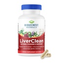 Ridgecrest Kruiden LeverClean, Herbal Lever Ondersteuning Supplement, Gezegende Thistle, Dandelion, Detox, Reiniging Ondersteuning, Gezonde Bile (60 Caps, 30 Serv)