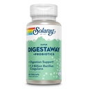 SOLARAY Super Digestaway Plus Probiotics, Digestive Enzymes with Probiotics for Women and Men, Digestion and Gut Health Support - with Pacreatin, Papaya, Bromelain, 60-Day Guarantee, 60 Servings