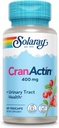 SOLARAY CranActin Cranberry Extract 400 mg - Cranberry Supplementen voor vrouwen en mannen - Blaas en urine Tract Health Ondersteuning met vitamine C - Vegan, 60 dagen garantie (60 CT)