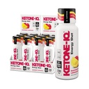 Ketone-IQ Exogenous Ketone Energy Shots with Caffeine - 12 Pack of Green Tea Caffeine Shots with 5g Bioidentical Ketones and B Vitamins - Fast Acting, On The Go Clean Energy Drink (Raspberry Lemonade)