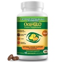 Ocu-GLO Vision Supplement voor kleine honden door dierlijke noodzaak met luteïne, omega-3 vetzuren, druivenzaadextract en antioxidanten om ooggezondheid bij honden te bevorderen, 45ct vloeibare gelcaps