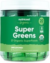 Nutricost Biologische Super Greens (Unflavored) 20 Stickpacks - Glutenvrij, Non-GMO