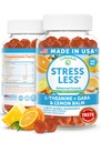 Lunakai USA Made Calm & Stress Relief Gummies – Delicious GABA + L-Theanine Calming Supplement for Adults & Kids – Natural Stress Support, 60ct