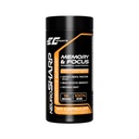 EC Sports NeuroSharp Powerful Nootropic Supplement for Focus, Faster Processing, Instant Positive Energy & Performance, Memory & Cognitive Support w/ 18 Nootropics - 90 Capsules