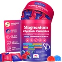 Magnesium Glycinate Gummies 1000mg – x2 High Absorption Magnesium Gummies for Women, Men & Kids – Sugar Free Vegan Supplement with CoQ10, Vitamin D3 & B6 – Daily Balance, Calm Energy & Muscle Function
