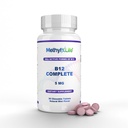 Méthyl-Life B12 Actif professionnel complet B12 Approvisionnement en 3 mois. Chewables 2,5 mg Méthylcobalamine Méthyl, 1,25 mg Hydroxocobalamine (Hydroxy) et 1,25 mg Adénosylcobalamine