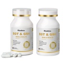 L-Ergothioneine with Iron Supplement for Women | Skin Care, Brain, Immune, Cognitive Support, Extract as Yeast, Crystal Tomato, Pomegranate, Holy Blackberry and Inositol, Elastin, Vitamin E | 60 Caps